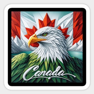 Canada eh . Sticker